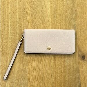 Tory Burch Blush Pink Wristlet Wallet